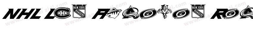 NHL Los Angeles Regular字体转换
